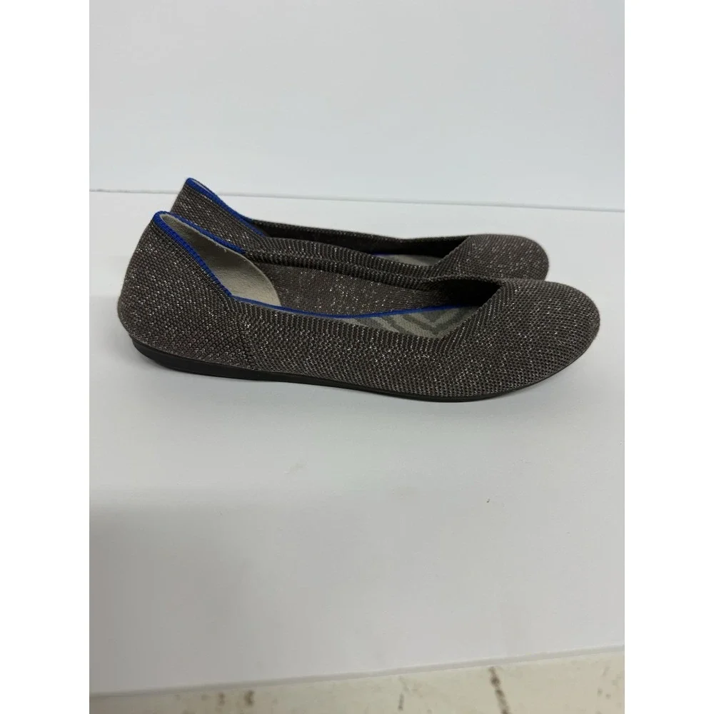 RETIRED Rothy's flats‎ in twilight metallic Size 7 Ballet Flats